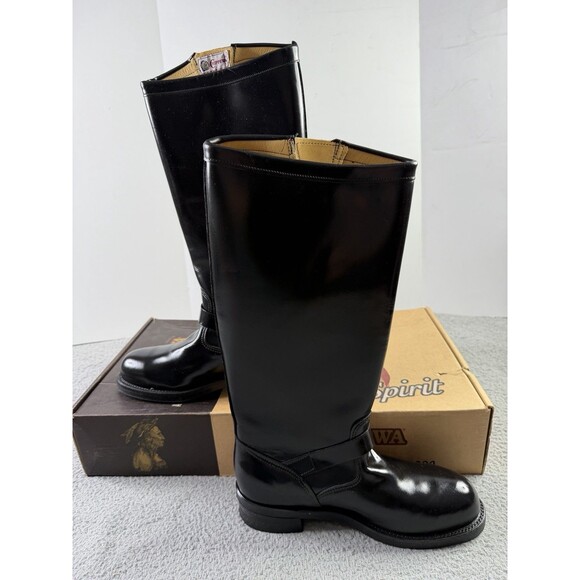 Vintage Chippewa Engineer Motorcycle 17" Boots 10.5D Made In USA Style 71418 NOS - Picture 10 of 16